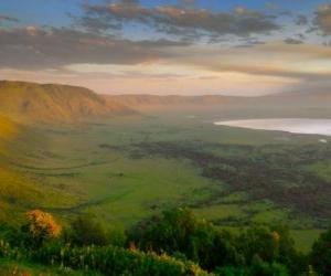 yapboz Ngorongoro Krater, Ngorongoro Korunma Alanı, Tanzanya